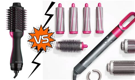 revlon hair dryer brush vs dyson air wrap