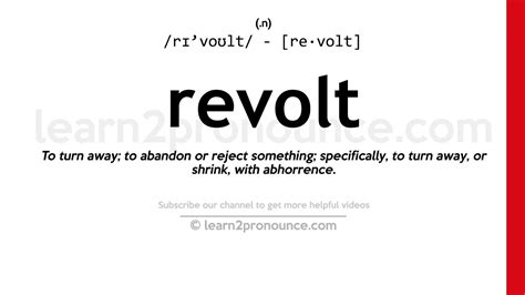 revolt meaning in tamil
