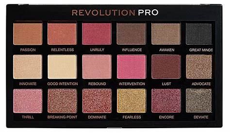 Revolution Pro Regeneration Palette Revelation Swatches PRO Eyeshadow
