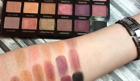 Revolution Pro Regeneration Palette Unleashed Swatches / YouTube