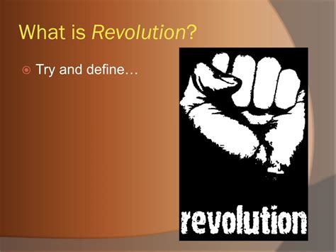 revolution definition world history