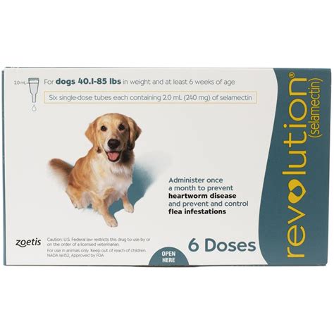 revolution flea and tick medicine for dogs