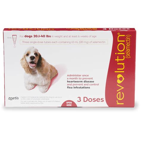 revolution for dogs 20-40 lbs