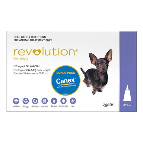 revolution for dogs out of stock