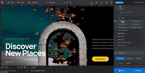 Revolution Slider Image Effects