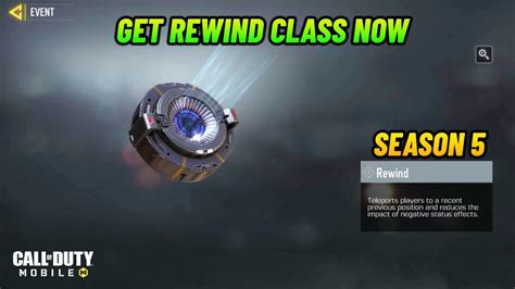 Rewind In Cod Mobile