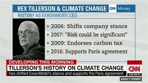 rex tillerson climate change