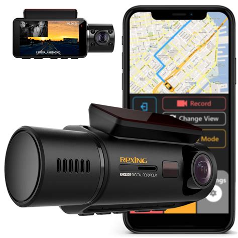 Rexing V3 Dual HD 1080p WiFi Dash Cam YouTube