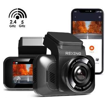 Rexing V3 Front and Rear Camera Dash Cam Black V3 Best Buy