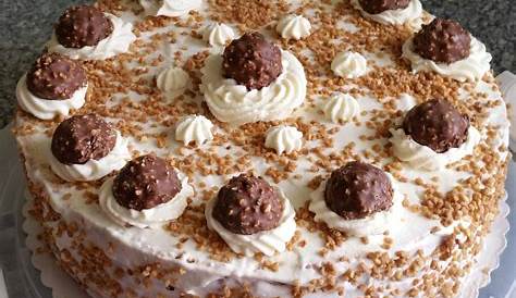 Ferrero Rocher Nougat Torte