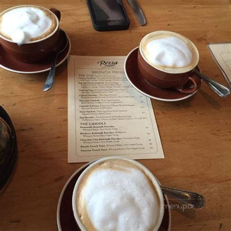 Rezza Roseland Nj Menu