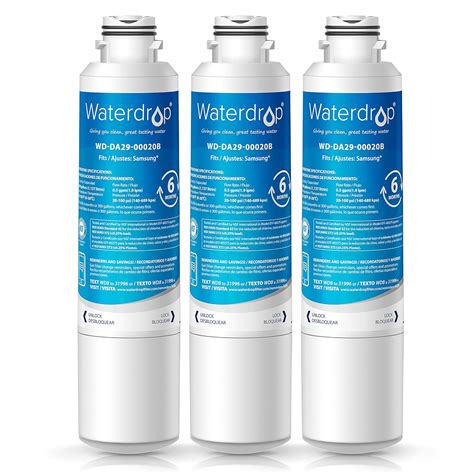 3 Pack Water Filter Replacement Samsung RF263BEAESR, RF263BEAESR/AA