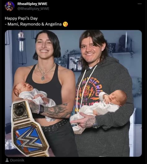 rhea ripley have a baby