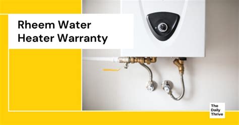 rheem water heater warranty contact