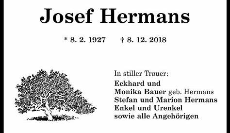 Traueranzeigen von Hermann Gilles | rz-trauer.de
