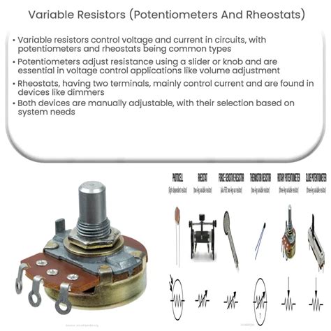 Rheostat And Variable Resistor Difference