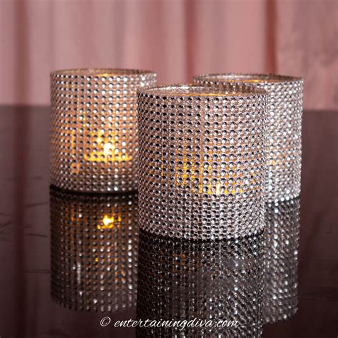 Rhinestone Candle Holders