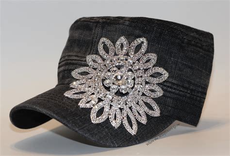 rhinestone hats for women cheap