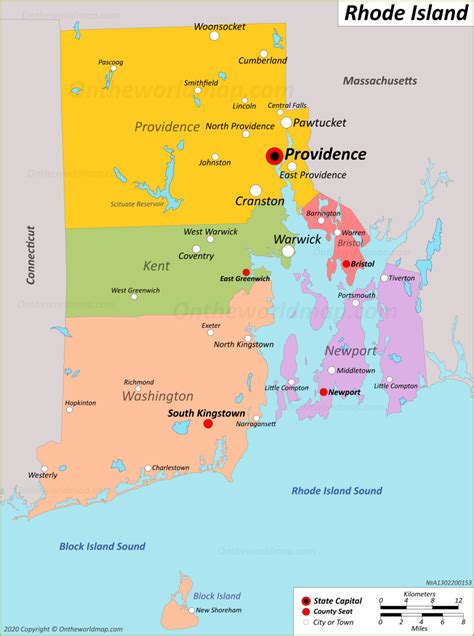 Map Of Rhode Island Towns Maps For You