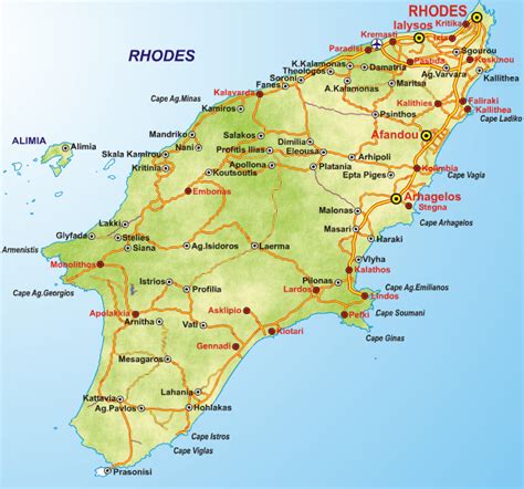 Large Rodos Maps for Free Download and Print HighResolution and