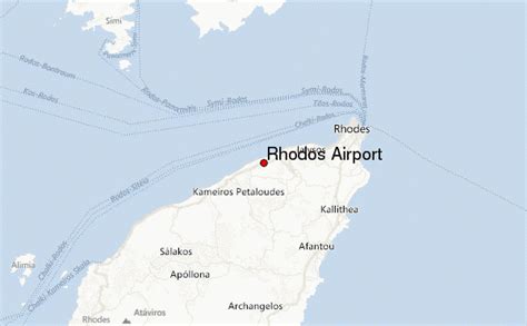 Rhodos Karte Rhodos Karte Flughafen hanzeontwerpfabriek Wo sind