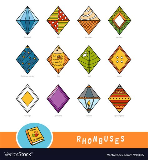 Diamond/Rhombus Shapes Clip Art Educational Clip Arts Clip art