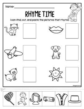 Pin by Casey Blueher on Rhyming Rhyming words, Rhyming activities