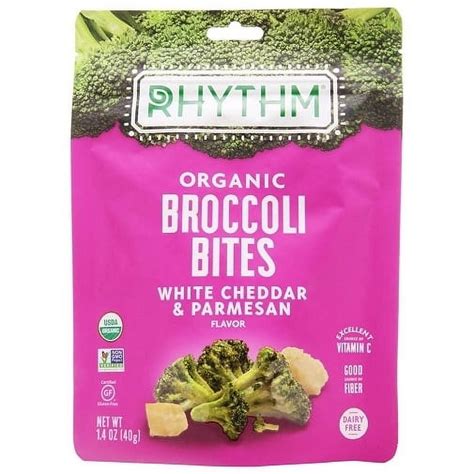 Rhythm Broccoli Bites White Cheddar