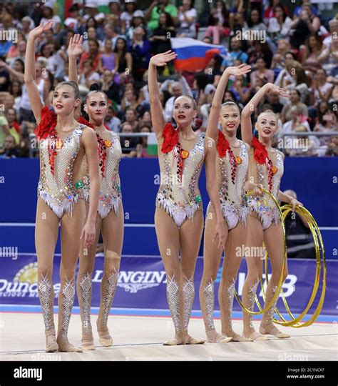 Team Russian Federation Rhythmic Gymnastics Editorial Stock Photo