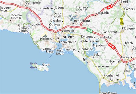 Plan Riantec carte ville Riantec