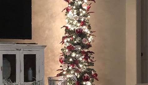Ribbon On Skinny Christmas Tree How To Decorate A With Kippi At