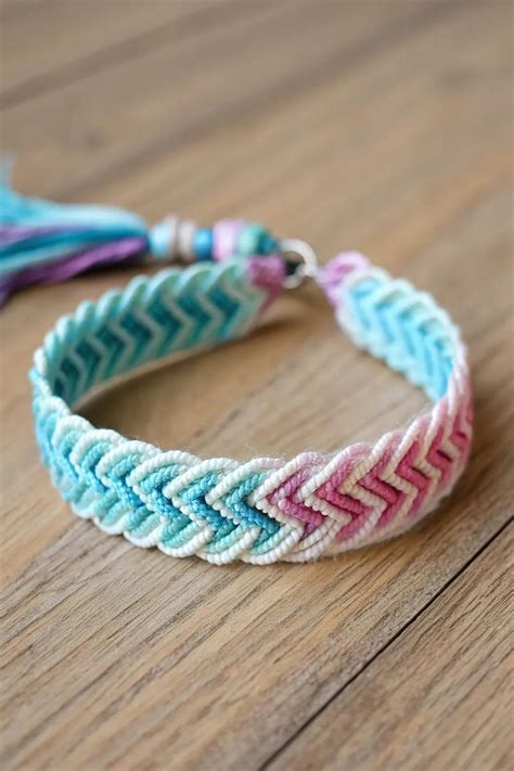 Ribbon Zig Zag Bracelet