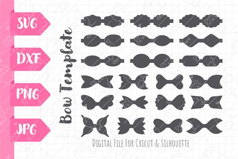 Download ribbon-bow-tool-template SVG