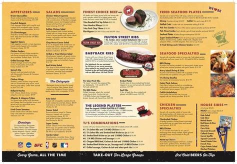 Ribs Baton Rouge Menu