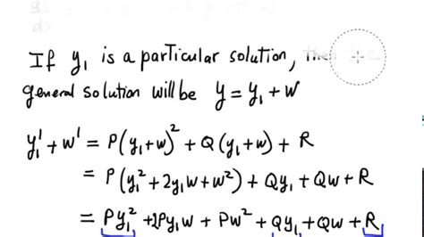 riccati differential equation solver
