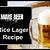 rice lager recipe