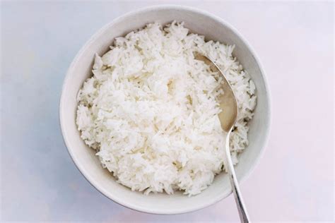 rice on white