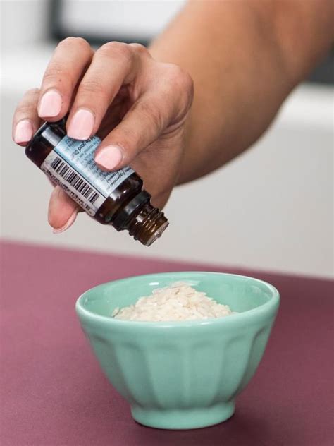 Rice With Essential Oils