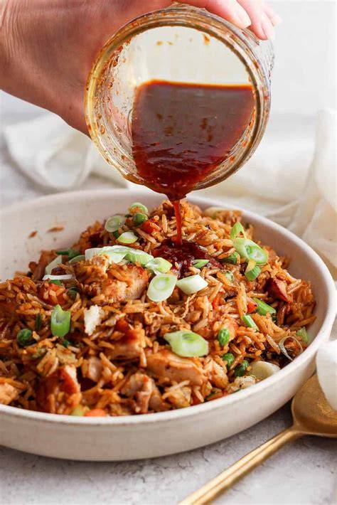 rice with sauce