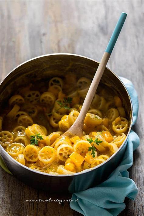 ricetta pasta e zucca napoletana