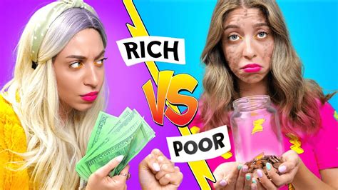 rich and poor girls video