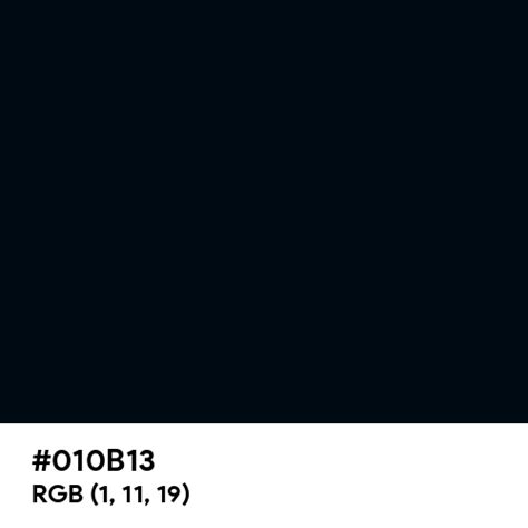 rich black hex code