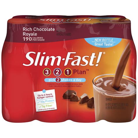 rich chocolate royale slim fast shake