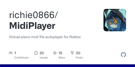 richie0866/MidiPlayer: Virtual piano midi file autoplayer for  - GitHub