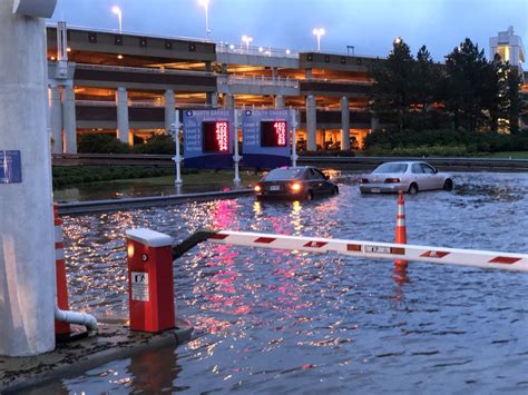 richmond airport parking flooding