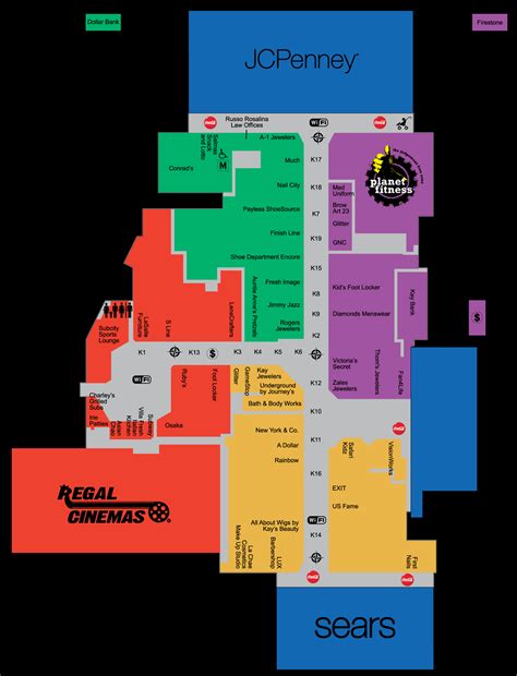 Richmond Town Square Mall Map
