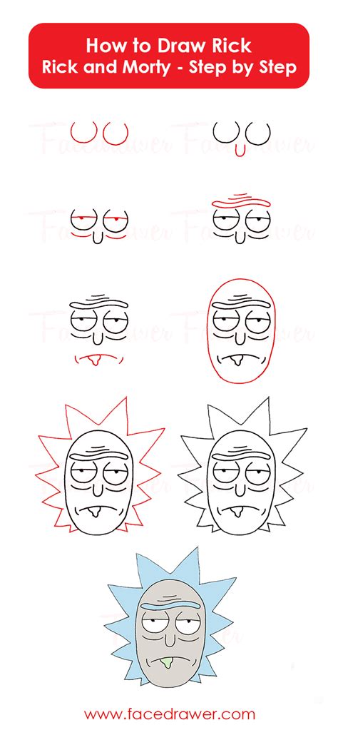Learn How to Draw Rick from Rick and Morty (Rick and Morty