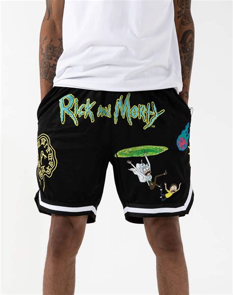 rick and morty shorts for kids