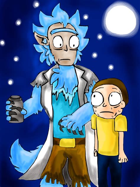 rick and morty werewolf