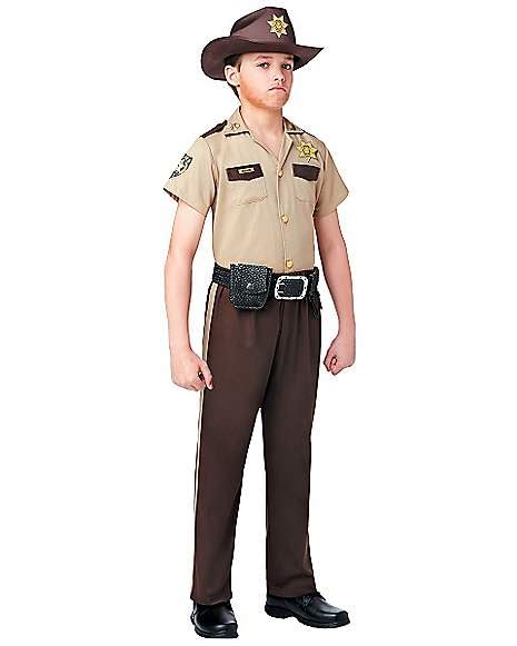 rick grimes costume kids